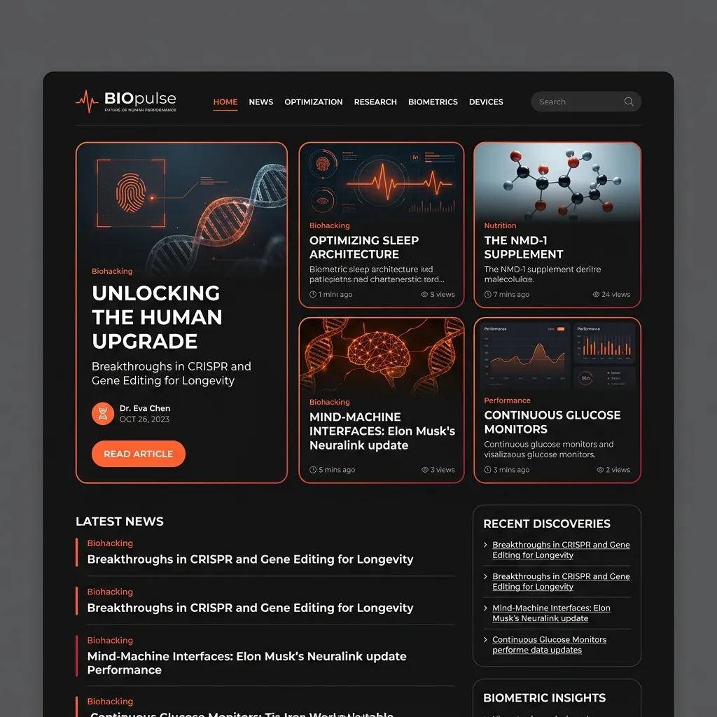 Biohacking & Sundhed