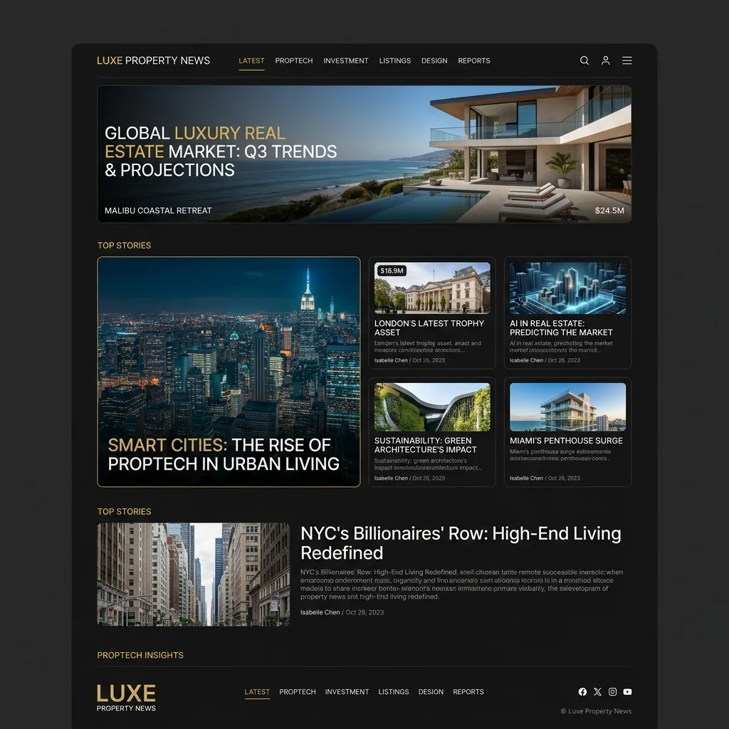 Luksus Ejendomme & PropTech